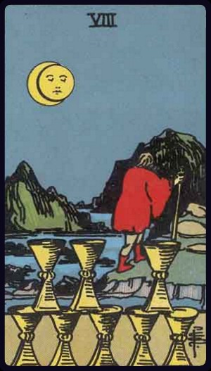 Eight of Cups Tarot Card