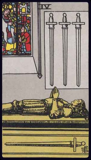 Four of Swords Tarot Card