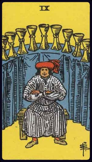Nine of Cups Tarot Card