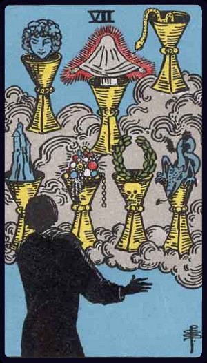 Seven of Cups Tarot Card