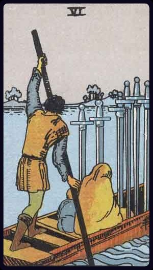 Six of Swords Tarot Card